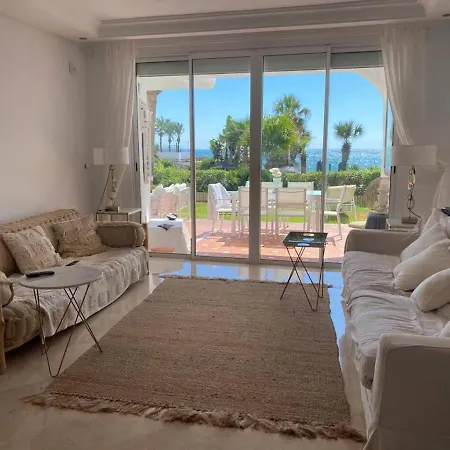 Flat With Garden On The First Line Of The Sea In Puerto Banus Apartment Marbella